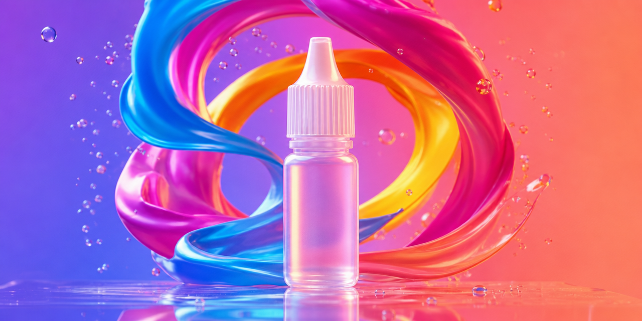 The same dropper bottle styled in a built environment with props and lighting, as a photographer would have shot it