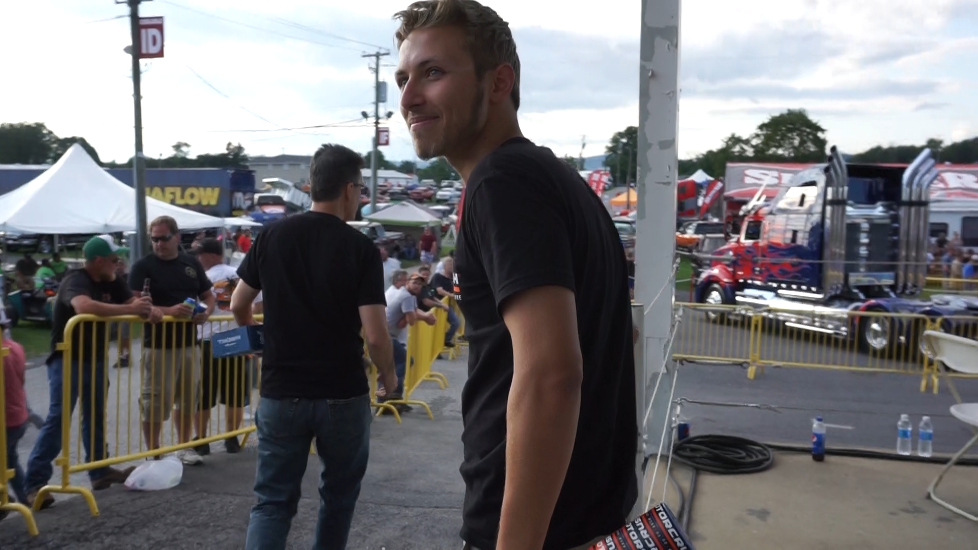 Matt interning at Carlisle Event